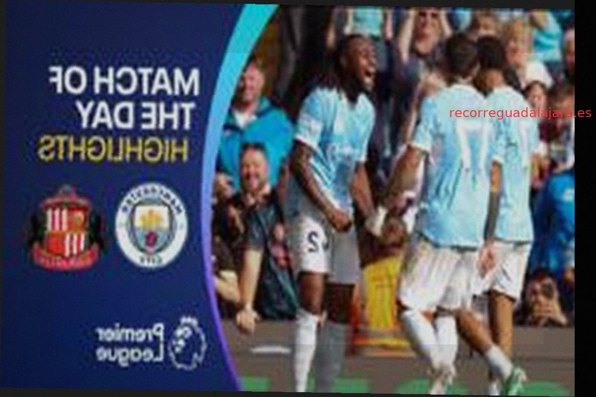 Man City lidera la liga tras imponerse al Sunderland en un emocionante partido con ocho goles